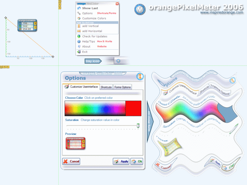 OrangePixelMeter Screenshot